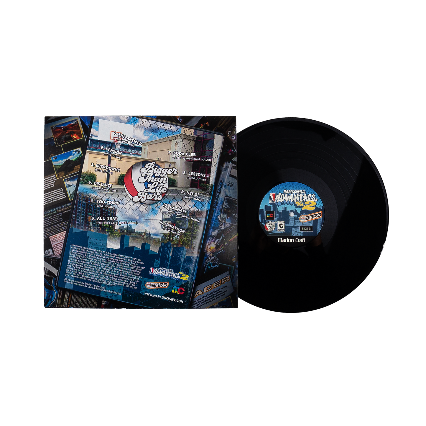 (SIGNED) Homecourt Advantage Vol. 2 LP 2026 (Classic Blacktop Vinyl)
