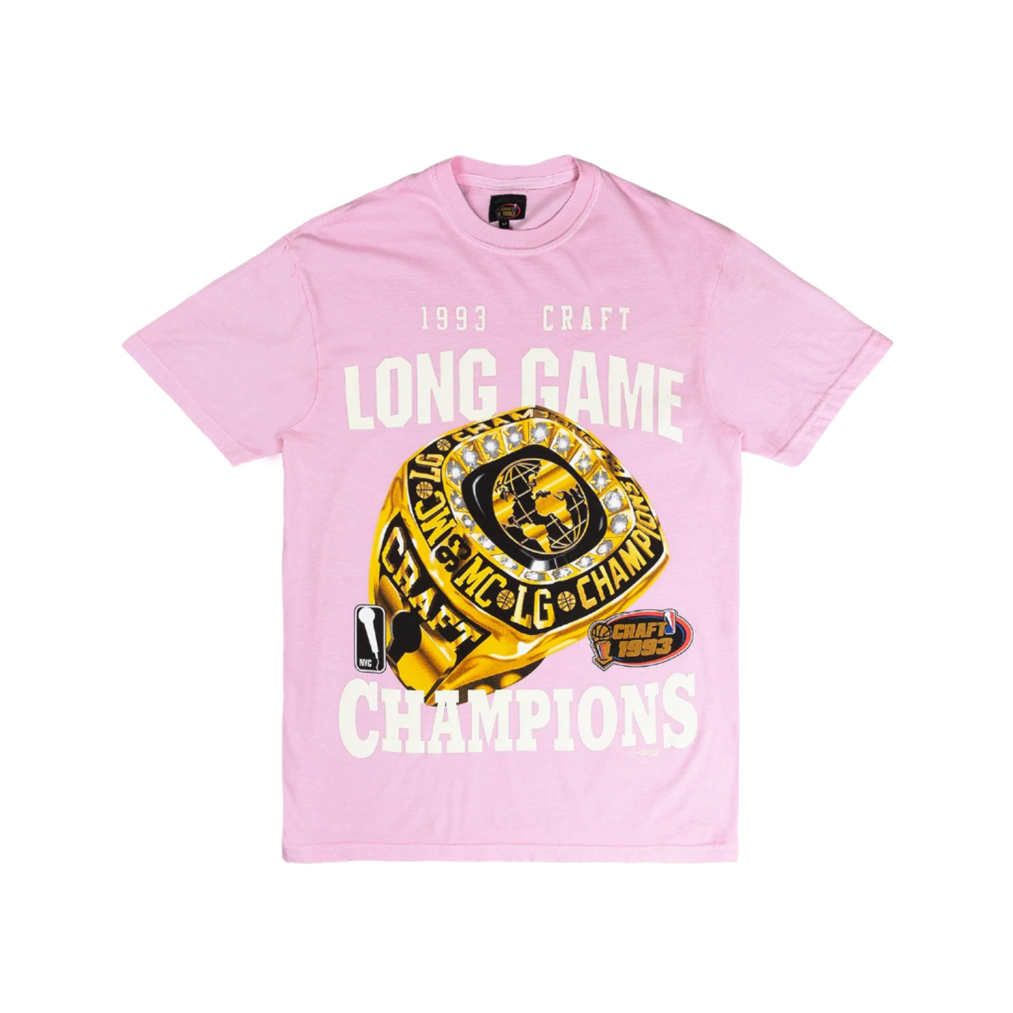 Long Game Championship Ring Tee (Pink)