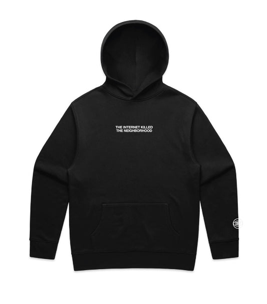 'The Internet Killed The Neighborhood' Embroidered Hoodie